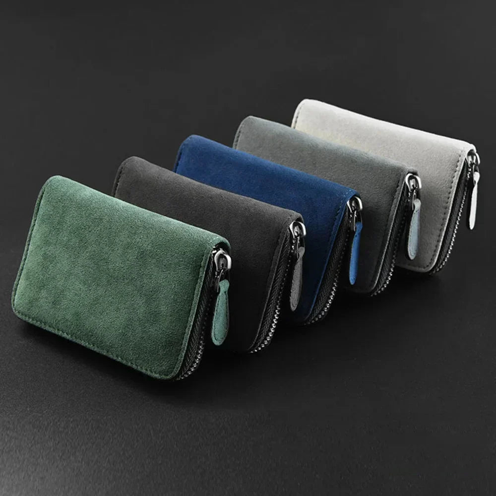 Card Holder Leather Slim Multiple Card Slots