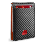 Card Holder RFID-Blocking Genuine Leather 12-Card Capacity