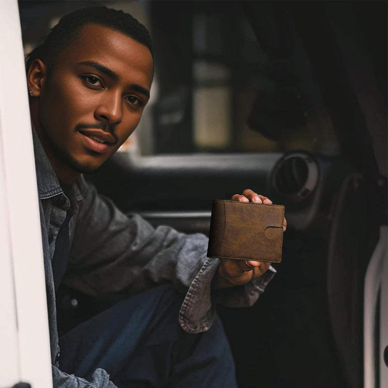 Card Holder RFID-Blocking Genuine Leather 12-Card Capacity