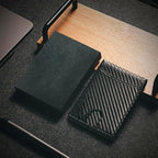 Card Holder RFID-Blocking Genuine Leather 12-Card Capacity