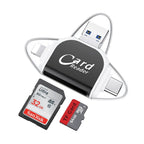 Card Reader 4-In-1 USB 3.0 Lightning & USB-C