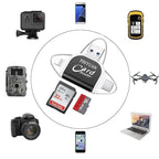 Card Reader 4-In-1 USB 3.0 Lightning & USB-C