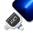 Card Reader 4-In-1 USB 3.0 Lightning & USB-C