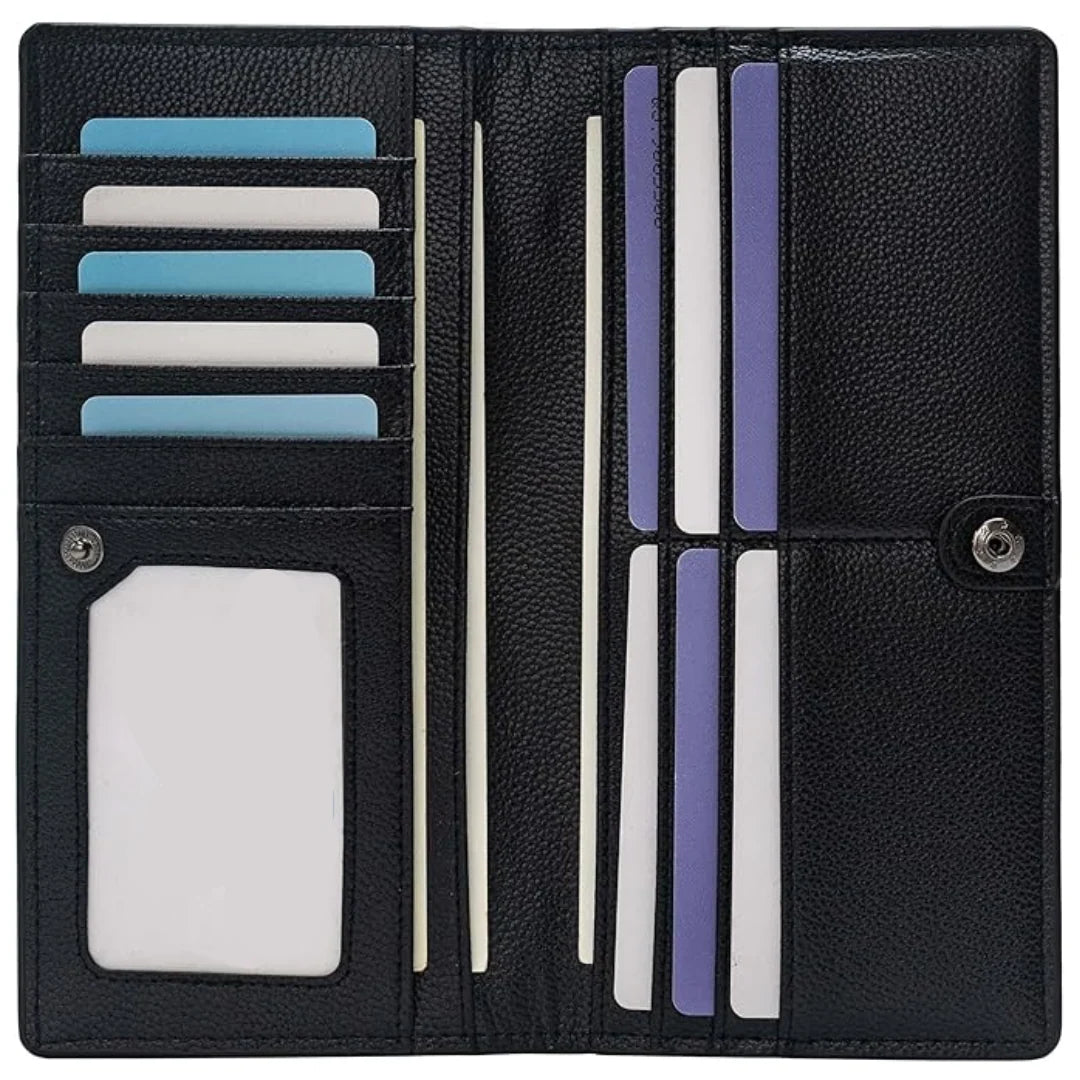 Card Wallet Ultra-Thin RFID-Blocking Leather