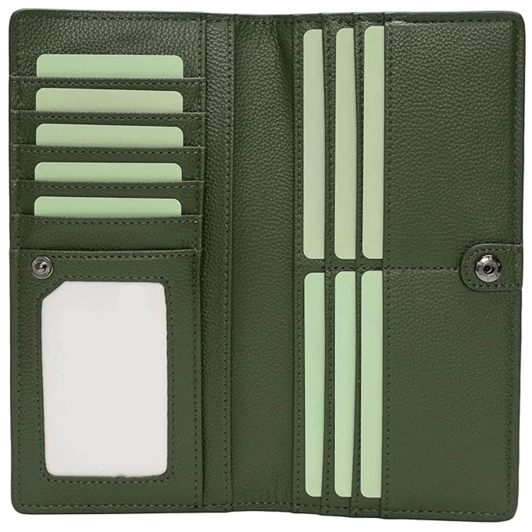 Card Wallet Ultra-Thin RFID-Blocking Leather