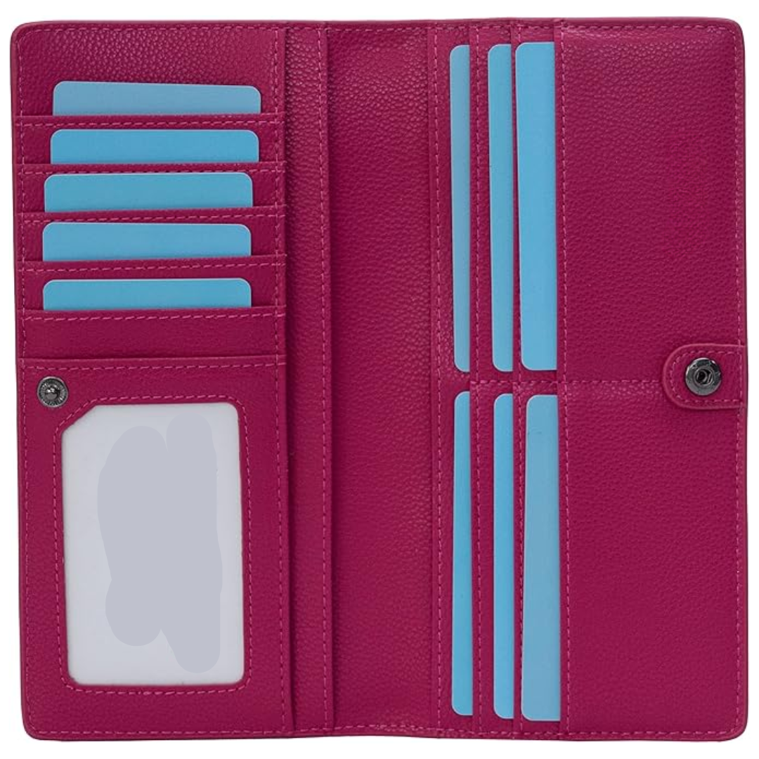 Card Wallet Ultra-Thin RFID Blocking Premium Leather