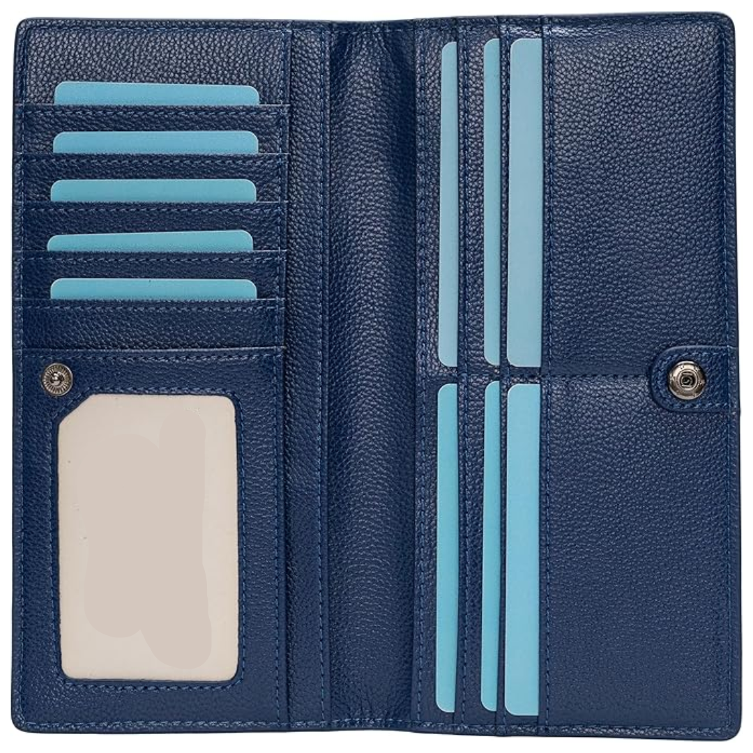 Card Wallet Ultra-Thin RFID Blocking Premium Leather