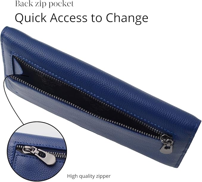 Card Wallet Ultra-Thin RFID Blocking Premium Leather