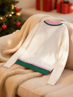 Cardigan V-Neck Button-Front Rib Knit