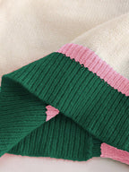Cardigan V-Neck Button-Front Rib Knit