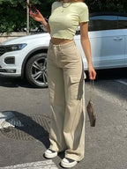 Cargo Jeans Relaxed Fit & Utility Pockets
