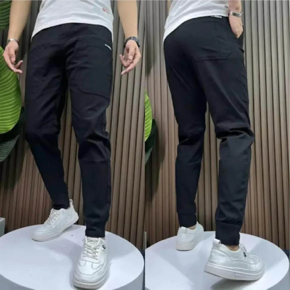 Cargo Jeans Slim Stretch Six Pockets