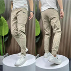 Cargo Jeans Slim Stretch Six Pockets
