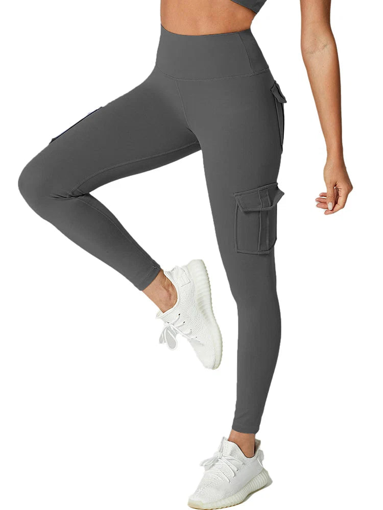 Cargo Leggings Booty-Lift Moisture-Wicking
