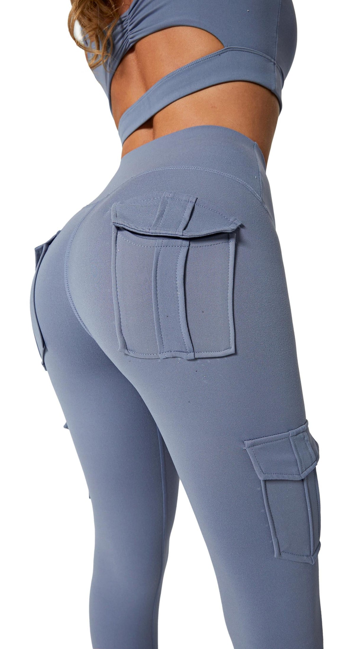 Cargo Leggings Booty-Lift Moisture-Wicking