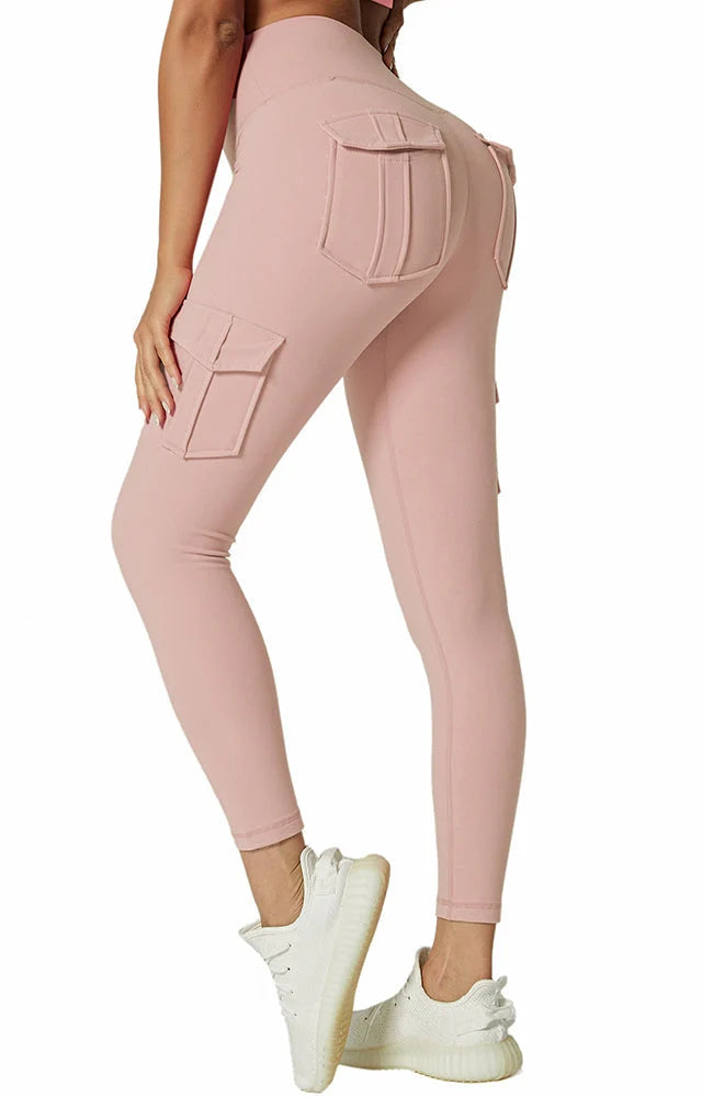 Cargo Leggings Booty-Lift Moisture-Wicking