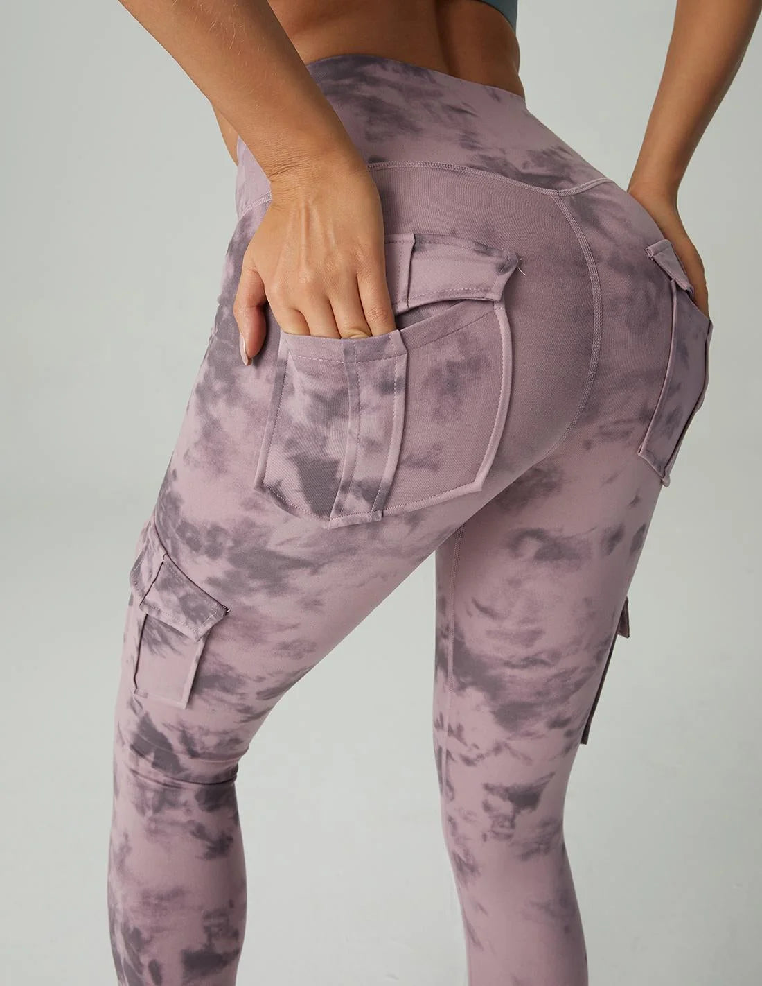 Cargo Leggings Booty-Lift Moisture-Wicking