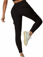 Cargo Leggings Booty-Lift Moisture-Wicking