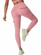 Cargo Leggings Booty-Lift Moisture-Wicking