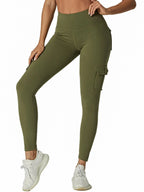 Cargo Leggings Booty-Lift Moisture-Wicking