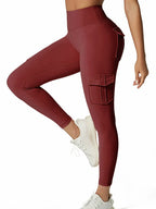 Cargo Leggings Booty-Lift Moisture-Wicking