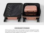Carry-On Luggage Set Hard-Shell ABS & Built-In Lock