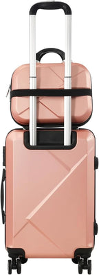 Carry-On Luggage Set Hard-Shell ABS & Built-In Lock