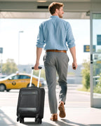Carry-On Suitcase Expandable Lightweight Softside Multi-Directional Wheels