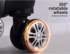Carry-On Suitcase Hard-Shell ABS 360° Spinner Wheels