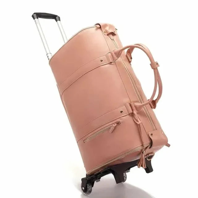 Carry-On Travel Bag 60L Wrinkle-Free Garment Zone Shoe Compartment