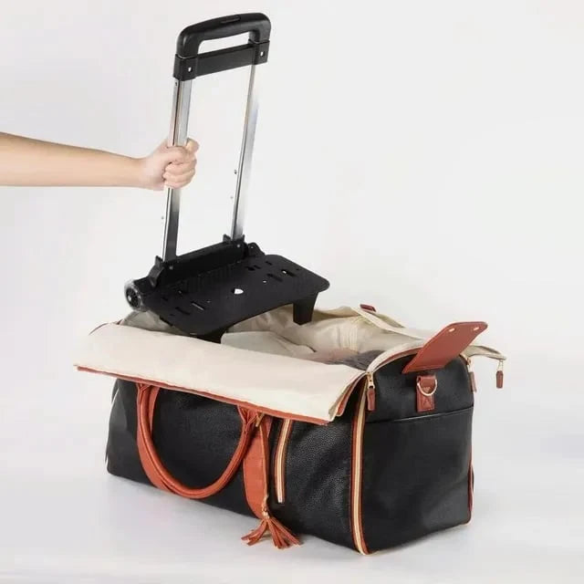Carry-On Travel Bag Wrinkle-Free Hanging Zone 60L