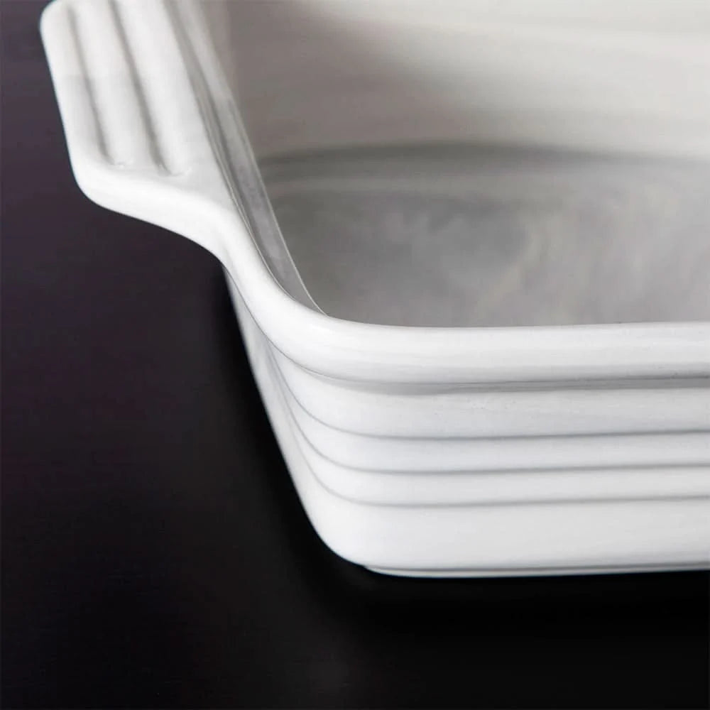 Casserole Dish Marble-Look Porcelain Nonstick With Lid