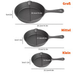 Cast Iron Frying Pan Set Pre-Seasoned 3-Piece