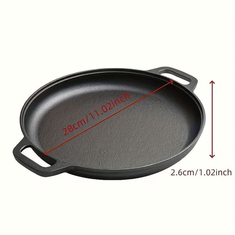 Cast Iron Skillet 11 Inch Even Heat Nonstick