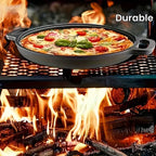 Cast Iron Skillet 11 Inch Even Heat Nonstick