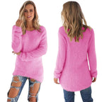 Casual Sweater Lightweight O-Neck Soft Knit