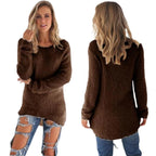 Casual Sweater Lightweight O-Neck Soft Knit