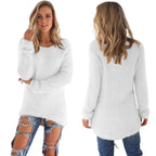 Casual Sweater Lightweight O-Neck Soft Knit