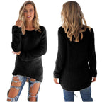 Casual Sweater Lightweight O-Neck Soft Knit