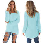 Casual Sweater Lightweight O-Neck Soft Knit