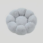 Cat Bed Flower-Shaped Plush Petal Rim Polyester Fill