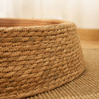 Cat Bed Hand Woven Rattan Circular Nest Scratcher