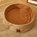 Cat Bed Hand Woven Rattan Circular Nest Scratcher