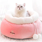 Cat Bed & Litter Mat Soft Breathable Machine Washable