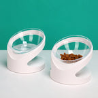 Cat Bowl Ergonomic Diagonal Food-Grade Plastic