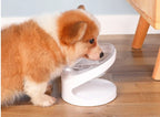 Cat Bowl Ergonomic Diagonal Food-Grade Plastic