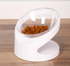 Cat Bowl Ergonomic Diagonal Food-Grade Plastic