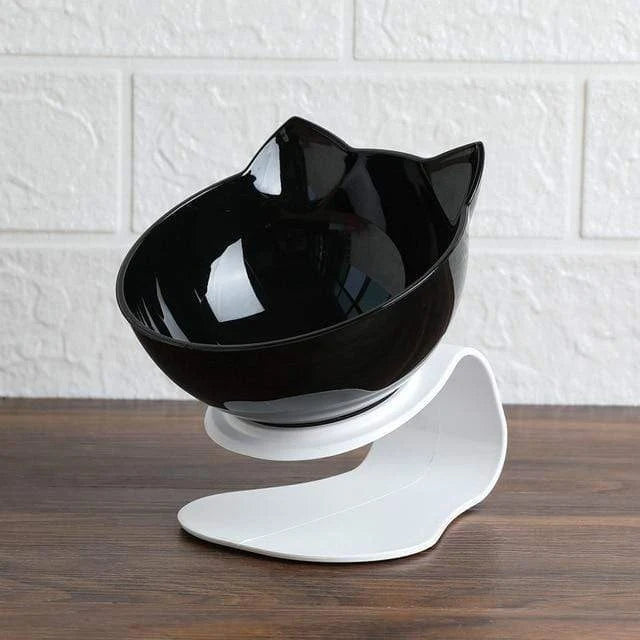 Cat Bowl Orthopedic 15° Tilt Detachable Double Bowls