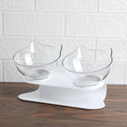 Cat Bowl Orthopedic 15° Tilt Detachable Double Bowls