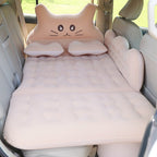 Cat Car Bed Inflatable Plush Raised Sides